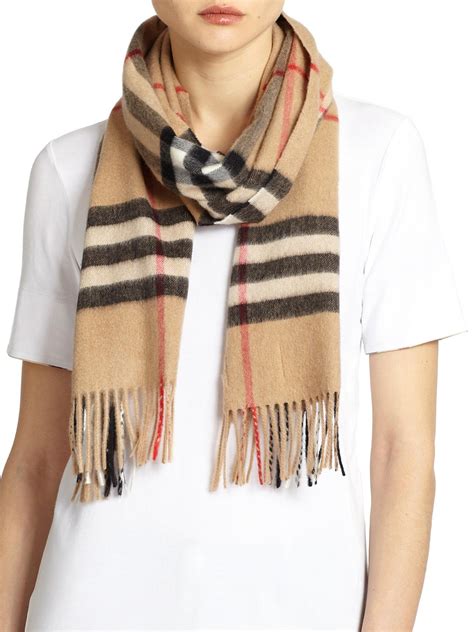 burberry scarf giant check cashmere|Burberry cashmere check scarf beige.